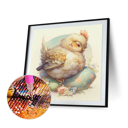 Sleepy Chicken-O630*30cm(canvas) full-round drill diamond painting