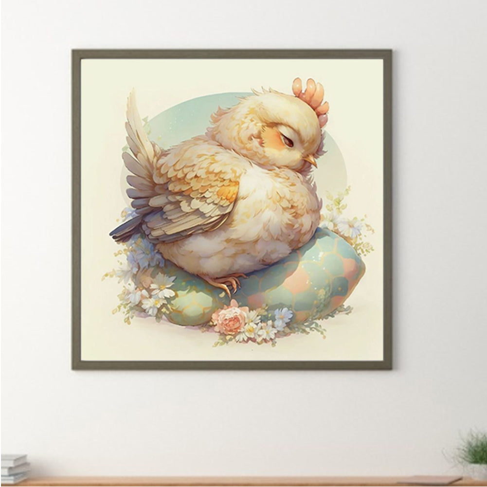 Sleepy Chicken-O630*30cm(canvas) full-round drill diamond painting