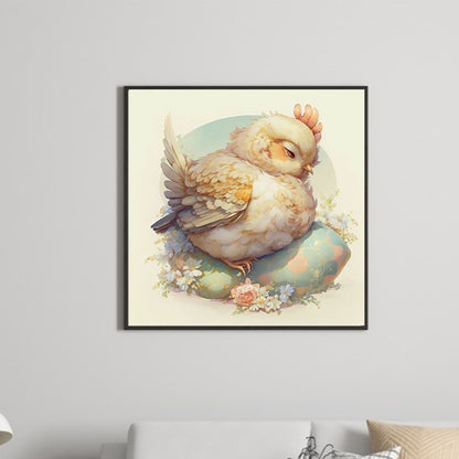 Sleepy Chicken-O630*30cm(canvas) full-round drill diamond painting