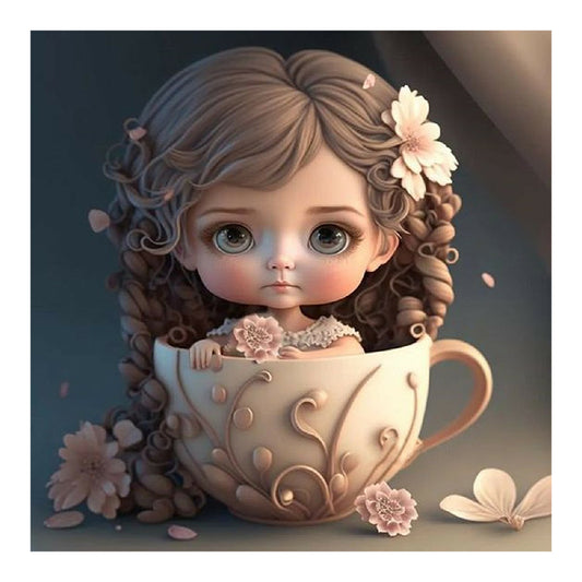 Big Eyes Baby 30*30Ccm(canvas) full round drill diamond painting