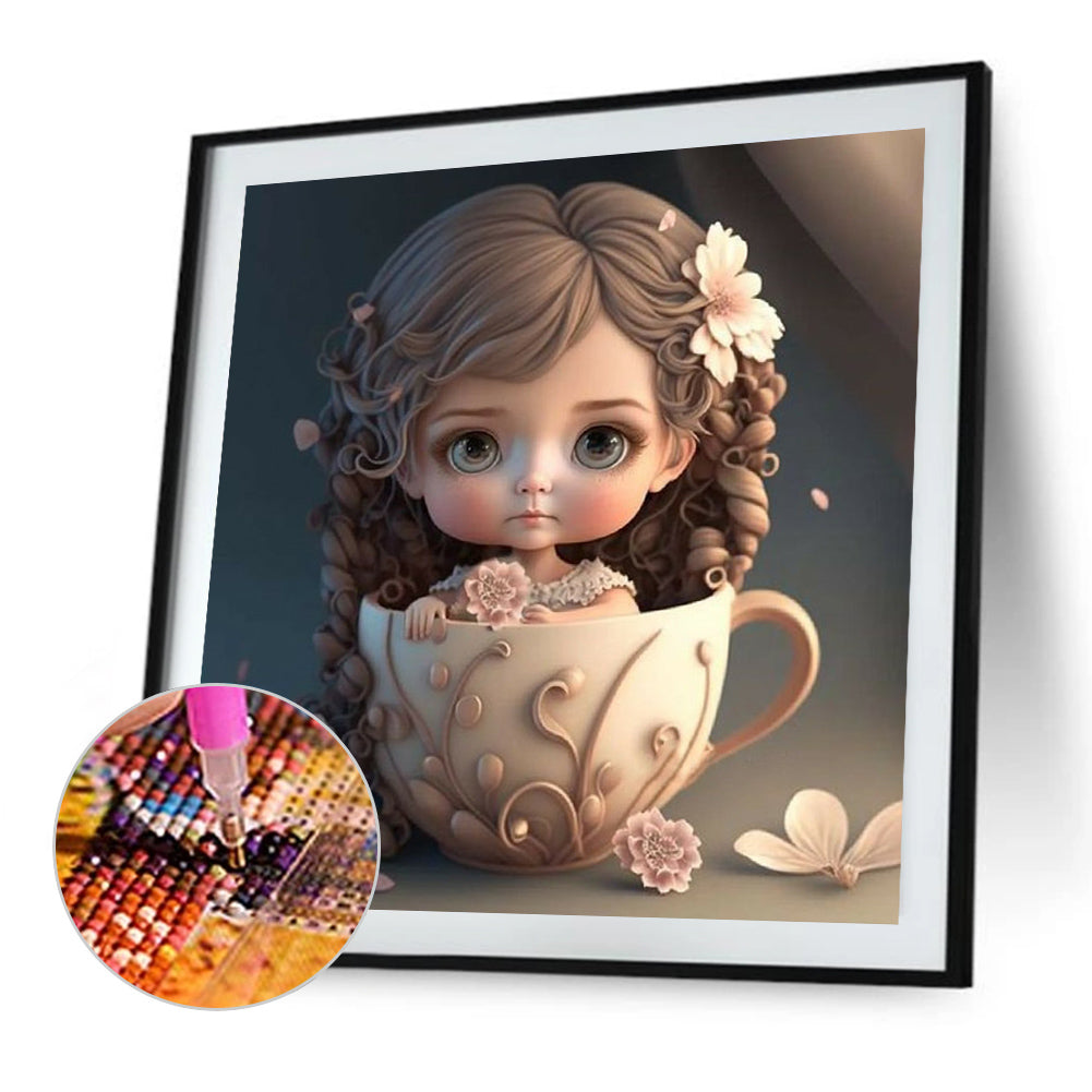 Big Eyes Baby 30*30Ccm(canvas) full round drill diamond painting