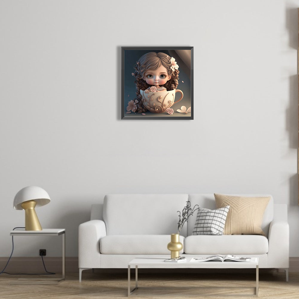 Big Eyes Baby 30*30Ccm(canvas) full round drill diamond painting