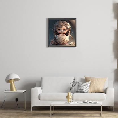 Big Eyes Baby 30*30Ccm(canvas) full round drill diamond painting