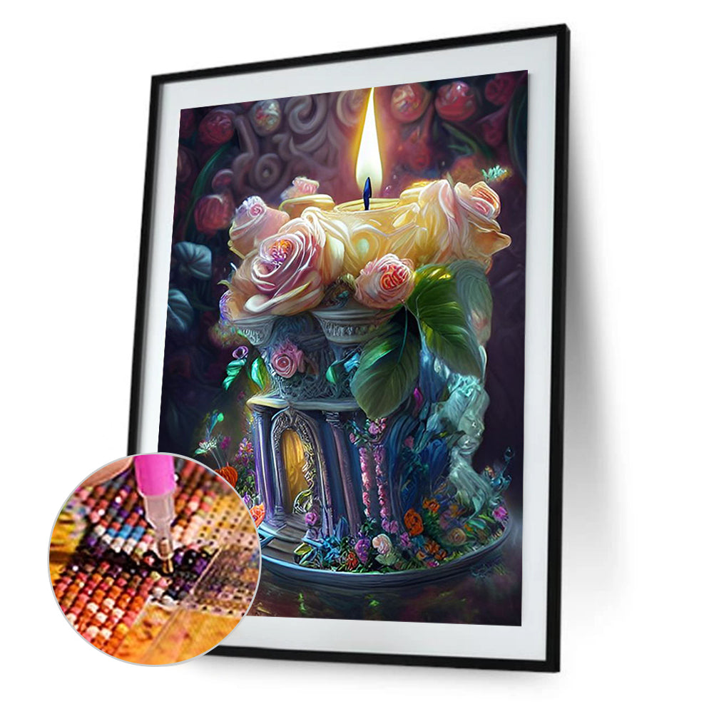 Anthurium Flower 30*40Ccm(canvas) full round drill diamond painting