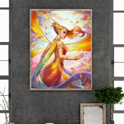 Goddess Statue 30*40Ccm(canvas) full round drill diamond painting