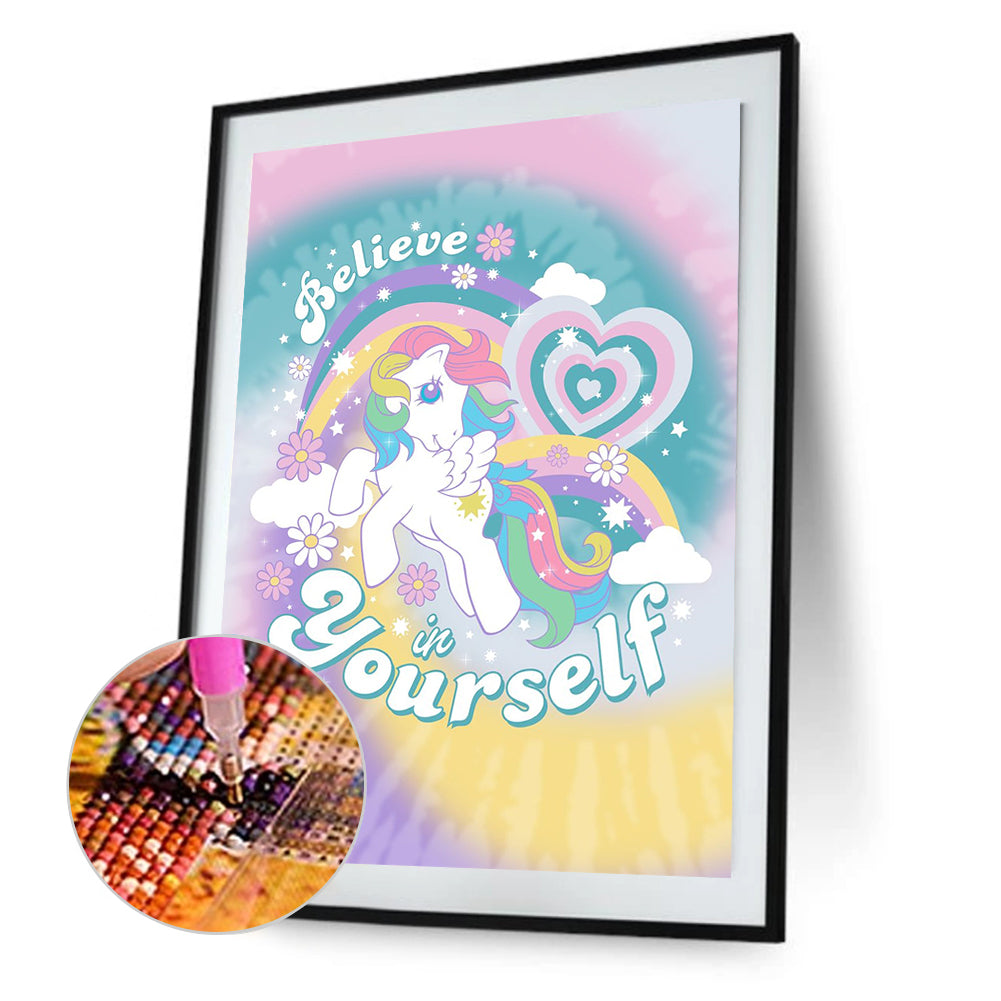My Little Pony 30*40Ccm(canvas) full round drill diamond painting