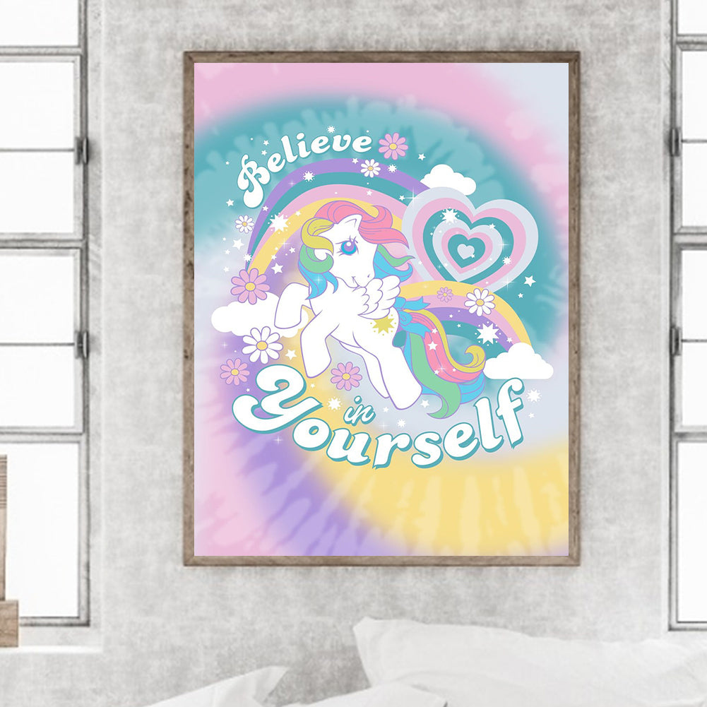 My Little Pony 30*40Ccm(canvas) full round drill diamond painting