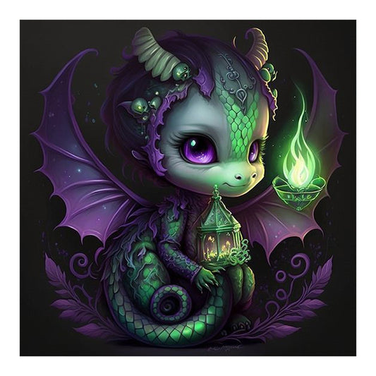 Green Lantern Pterosaur - Full Square Drill Diamond Painting 40*40CM