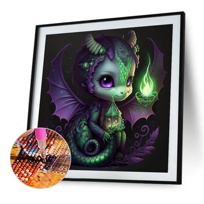 Green Lantern Pterosaur - Full Square Drill Diamond Painting 40*40CM