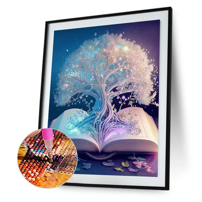 Dreamy And Quiet Tree 40*50Ccm(canvas) full round drill diamond painting