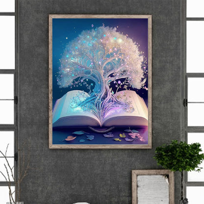 Dreamy And Quiet Tree 40*50Ccm(canvas) full round drill diamond painting