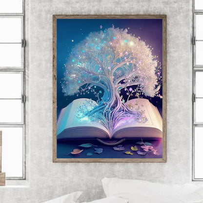 Dreamy And Quiet Tree 40*50Ccm(canvas) full round drill diamond painting