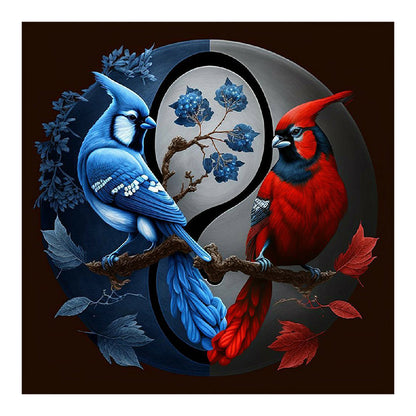 Cardinal Tai Chi Figure 35*35Ccm(canvas) full round drill diamond painting