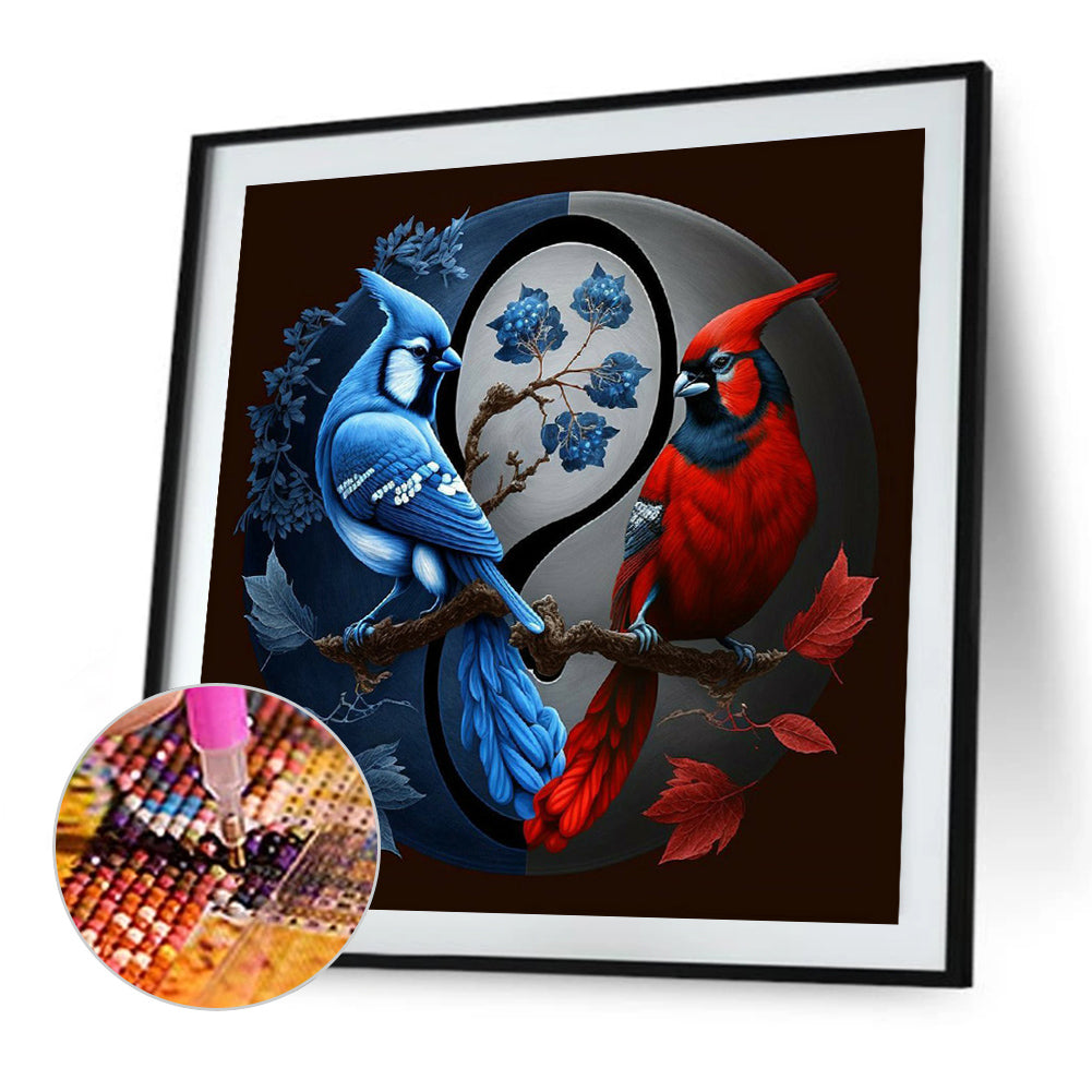 Cardinal Tai Chi Figure 35*35Ccm(canvas) full round drill diamond painting