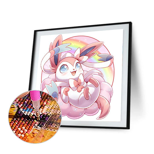 Pok¨¦mon Eevee - Full Square Drill Diamond Painting 40*40CM