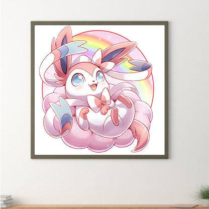 Pok¨¦mon Eevee - Full Square Drill Diamond Painting 40*40CM