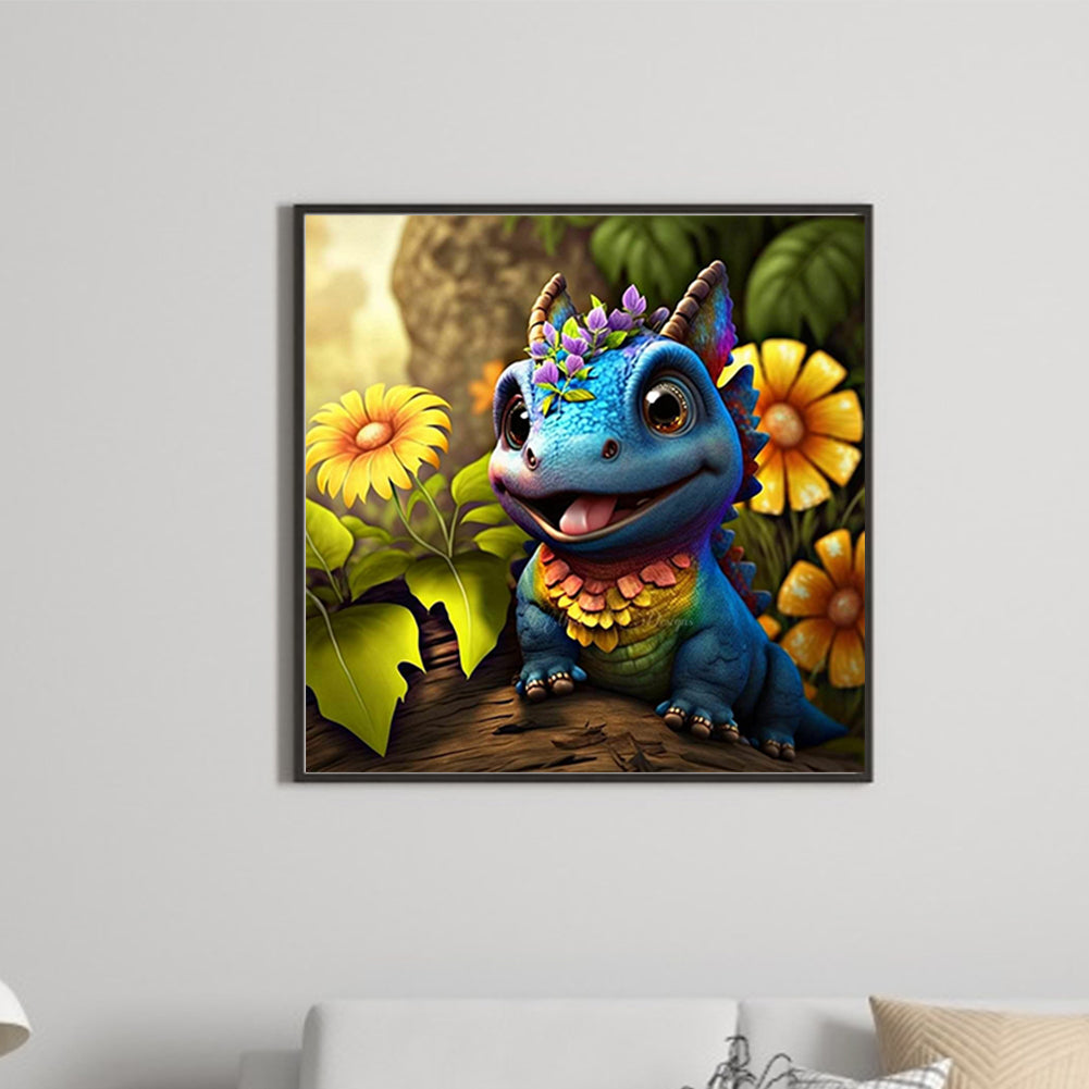 Baby Dragon 30*30Ccm(canvas) full round drill diamond painting