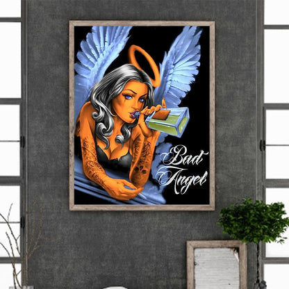 Bad Angel 30*40Ccm(canvas) full round drill diamond painting