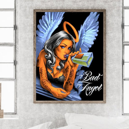 Bad Angel 30*40Ccm(canvas) full round drill diamond painting