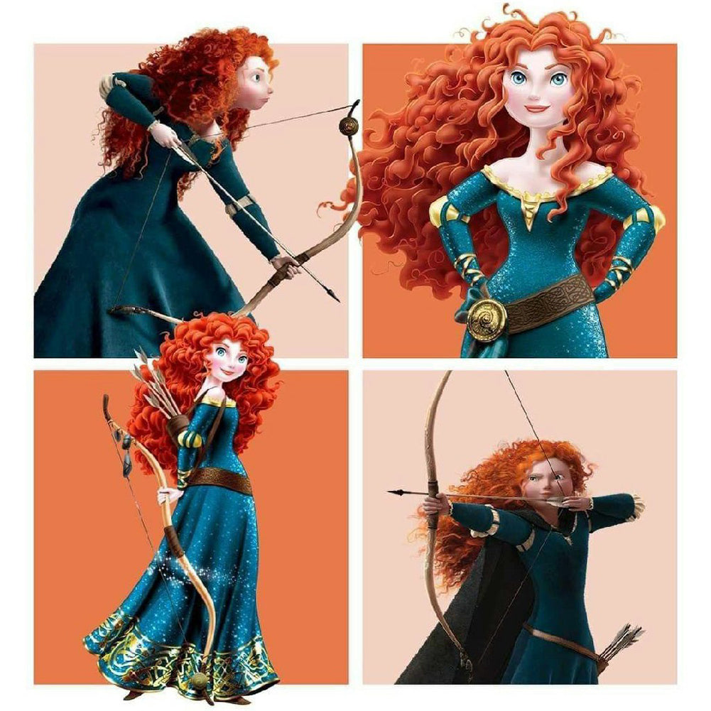 Disney Princess Merida-O640*40cm(canvas) full-round drill diamond painting