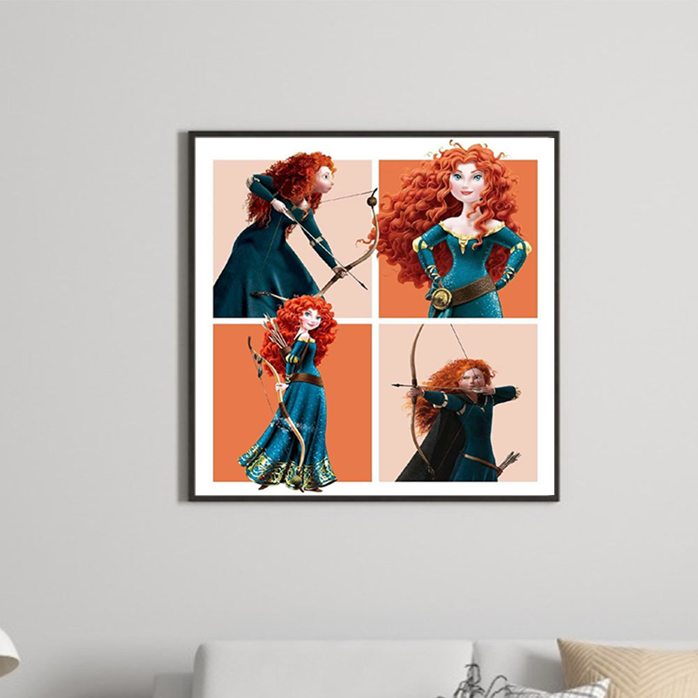 Disney Princess Merida-O640*40cm(canvas) full-round drill diamond painting