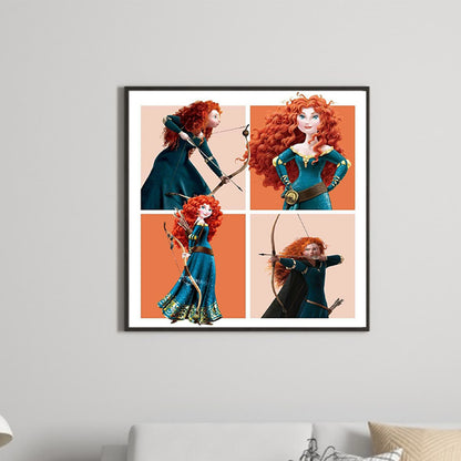 Disney Princess Merida-O640*40cm(canvas) full-round drill diamond painting