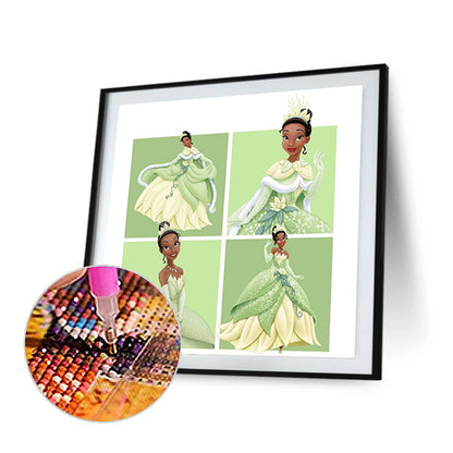 Disney Princess Tiana-O640*40cm(canvas) full-round drill diamond painting