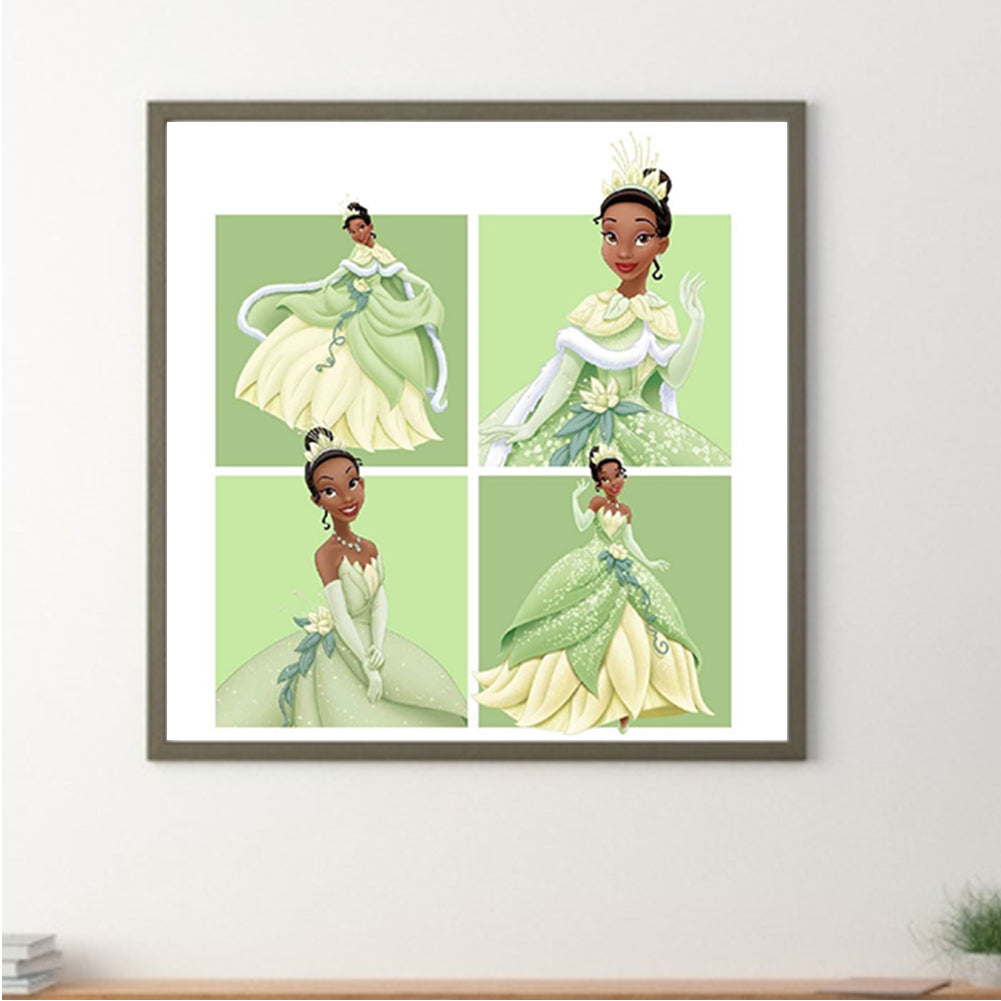 Disney Princess Tiana-O640*40cm(canvas) full-round drill diamond painting