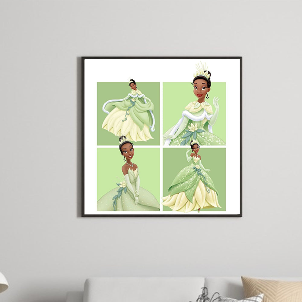 Disney Princess Tiana-O640*40cm(canvas) full-round drill diamond painting