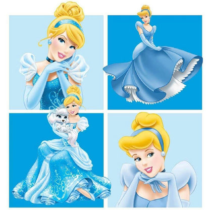 Disney Princess Cinderella-O640*40cm(canvas) full-round drill diamond painting
