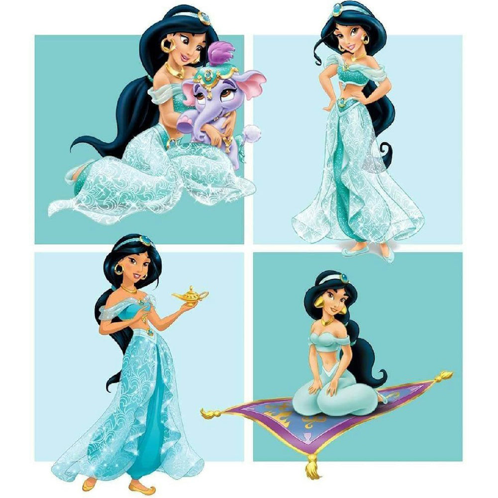 Disney Princess Jasmine-O640*40cm(canvas) full-round drill diamond painting