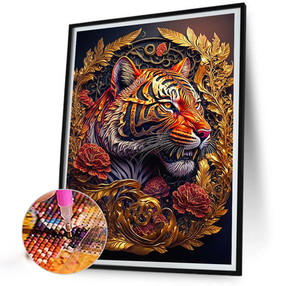 Tiger - Full Square Drill Diamond Painting 50*60CM