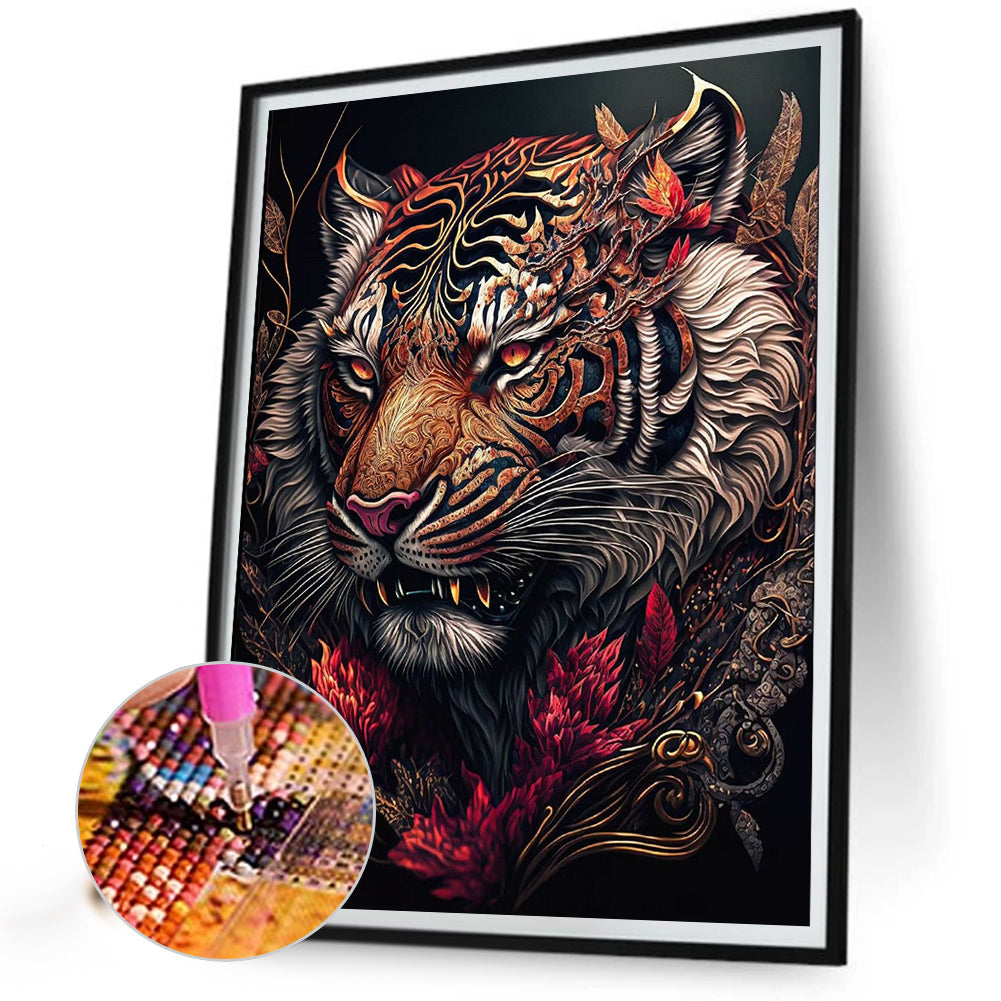 Tiger - Full Square Drill Diamond Painting 50*60CM