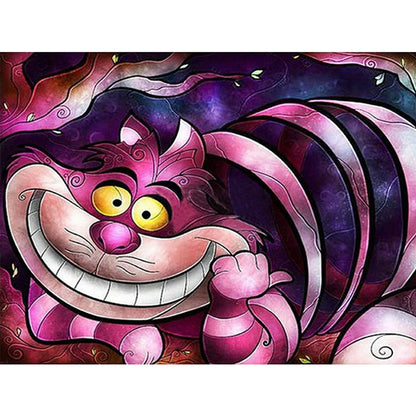 Cheshire Cat - Full Round Drill Diamond Painting 40*30CM