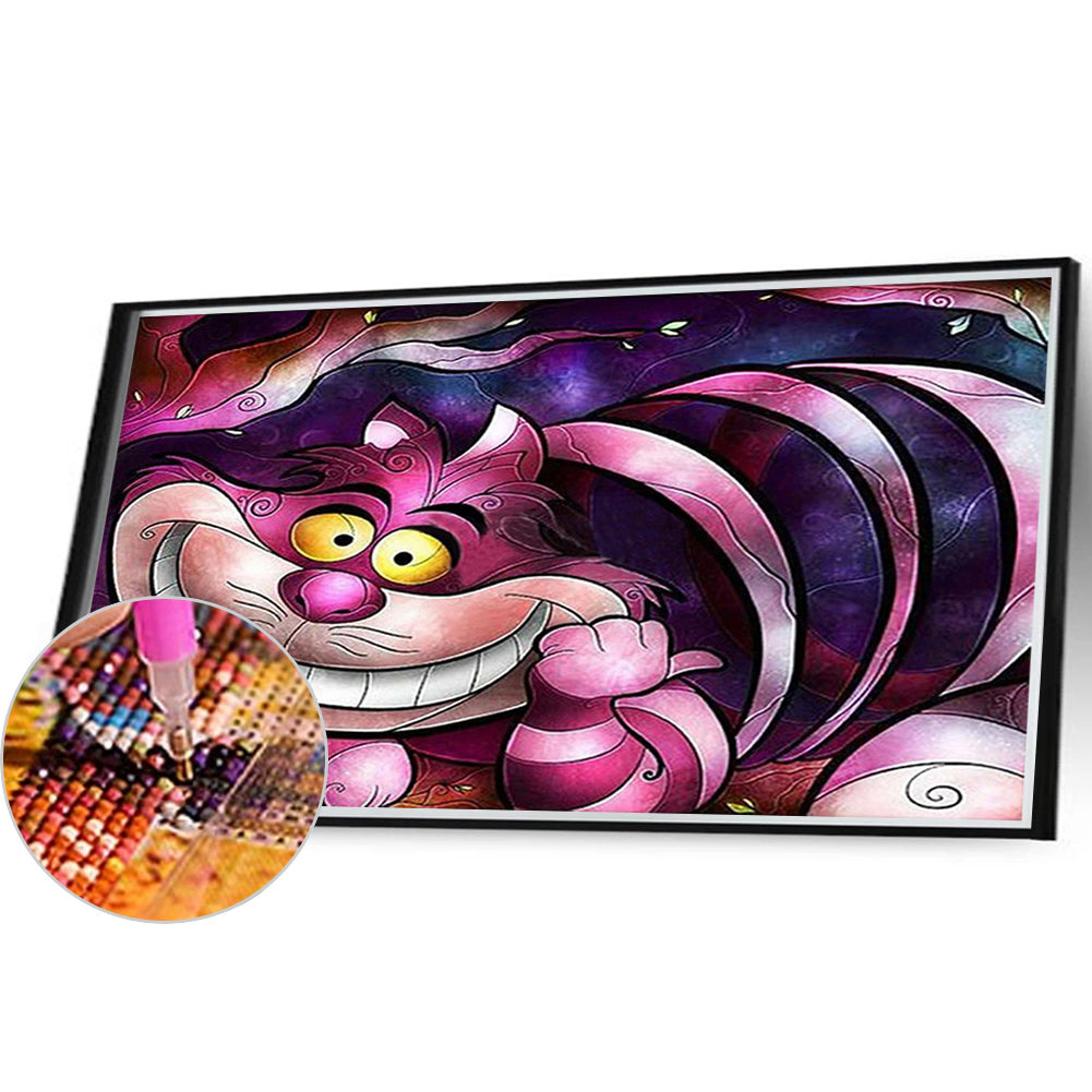 Cheshire Cat - Full Round Drill Diamond Painting 40*30CM