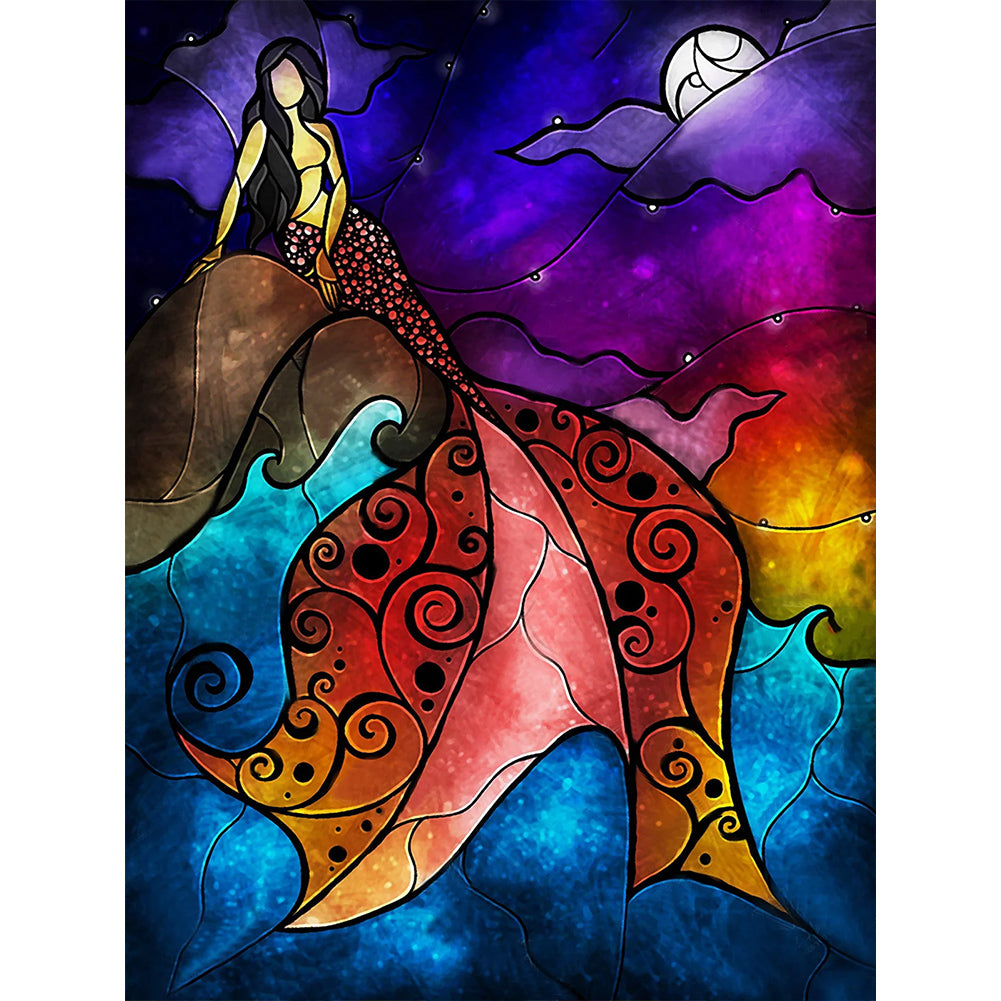 Mermaid - Full Square Drill Diamond Painting 30*40CM