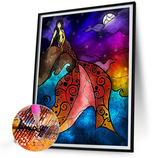 Mermaid - Full Square Drill Diamond Painting 30*40CM
