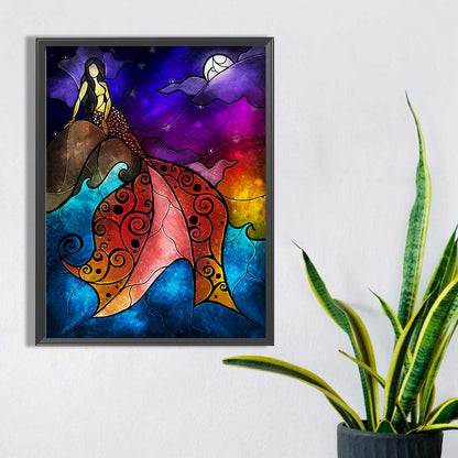Mermaid - Full Square Drill Diamond Painting 30*40CM