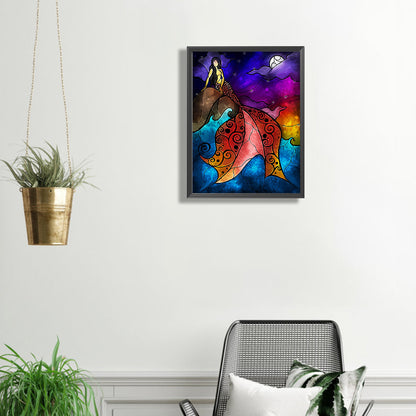 Mermaid - Full Square Drill Diamond Painting 30*40CM