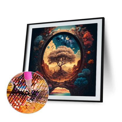 Tree Of Another World 30*30Ccm(canvas) full round drill diamond painting