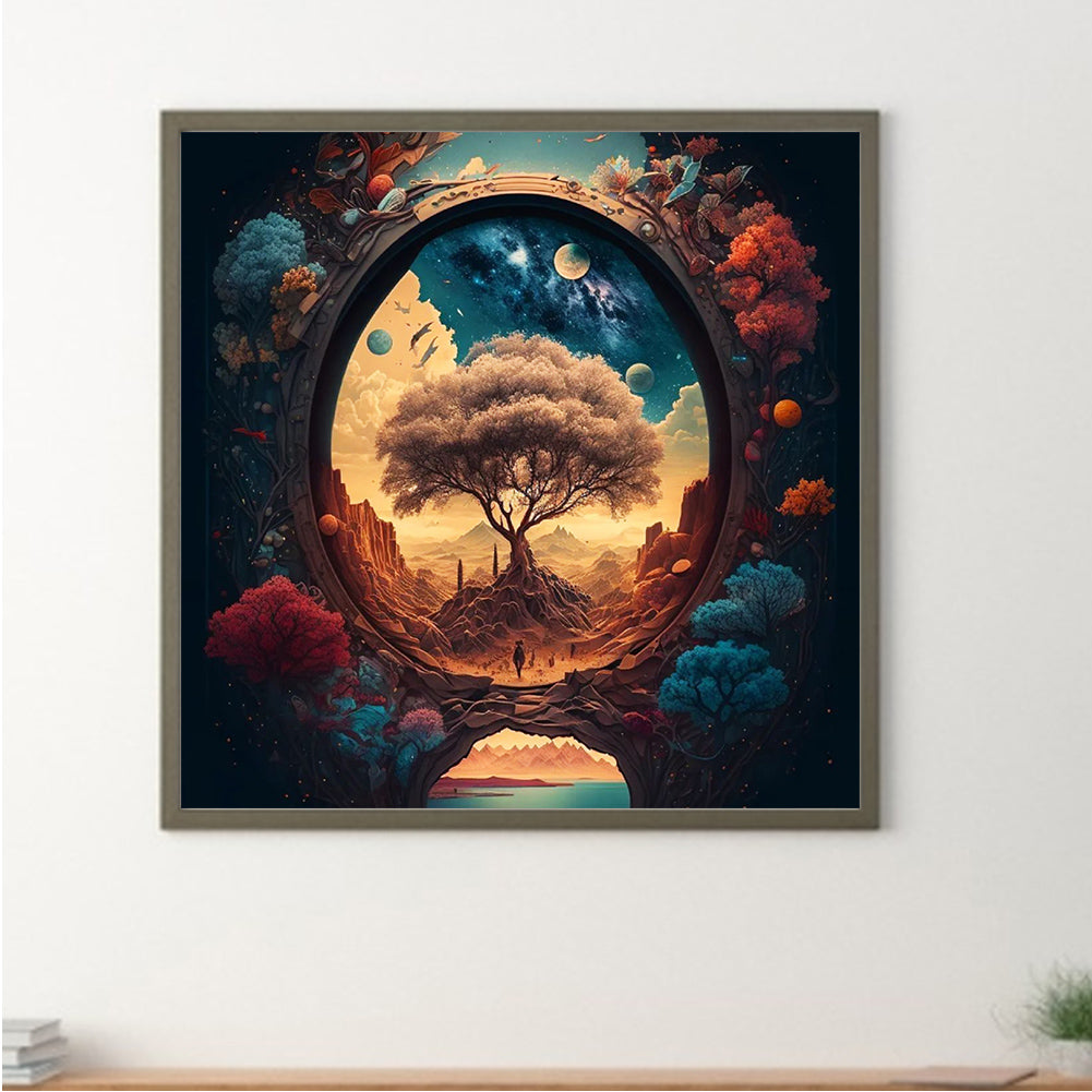 Tree Of Another World 30*30Ccm(canvas) full round drill diamond painting