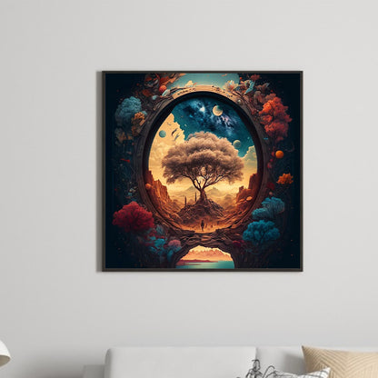 Tree Of Another World 30*30Ccm(canvas) full round drill diamond painting