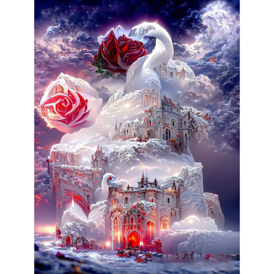 Rose Romantic Sanctuary 30*40Ccm(canvas) full round drill diamond painting