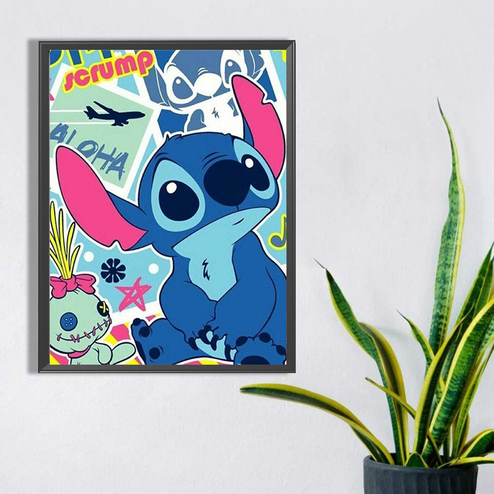 Stitch - Full Square Drill Diamond Painting 30*40CM