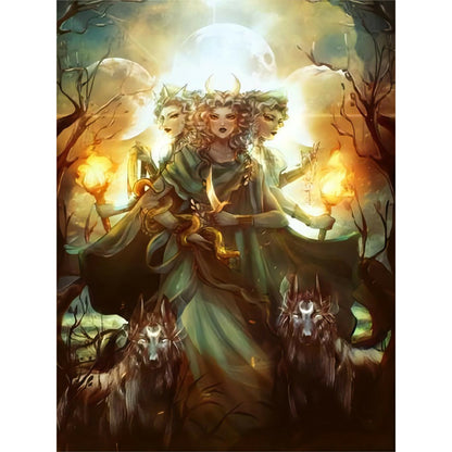 Mana Goddess - Full Round Drill Diamond Painting 30*40CM