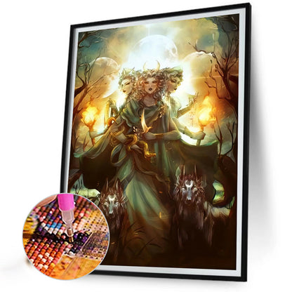 Mana Goddess - Full Round Drill Diamond Painting 30*40CM