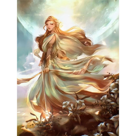 Mana Goddess - Full Round Drill Diamond Painting 30*40CM