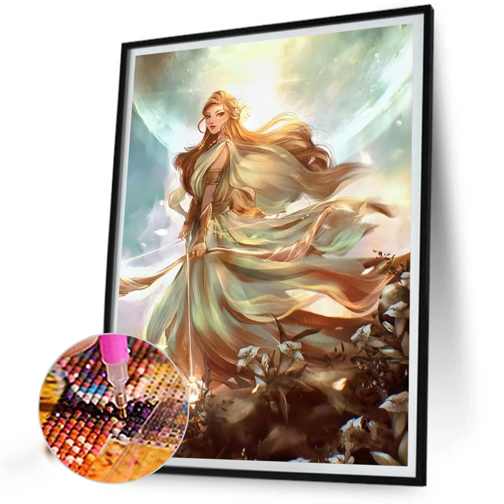 Mana Goddess - Full Round Drill Diamond Painting 30*40CM