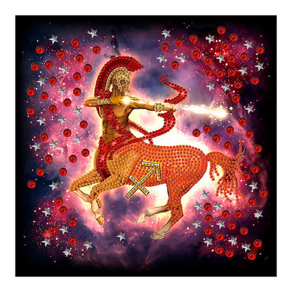 Twelve Constellations - Special Shaped Drill Diamond Painting 30*30CM