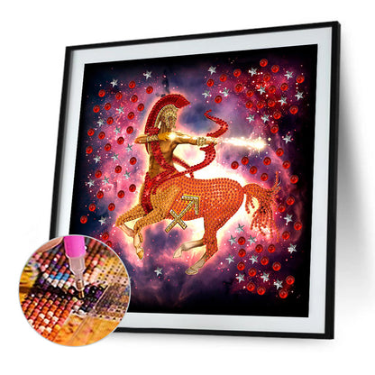 Twelve Constellations - Special Shaped Drill Diamond Painting 30*30CM